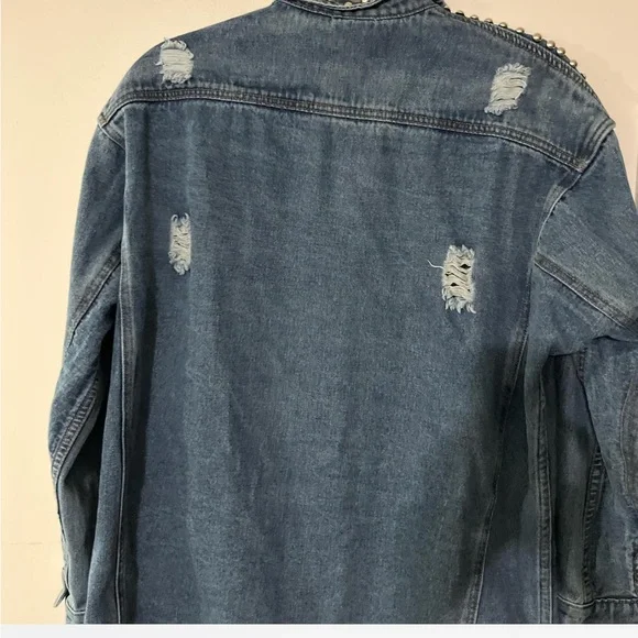 Gimmicks by BKE Blue Studded Jean Jacket - Picture 3 of 3